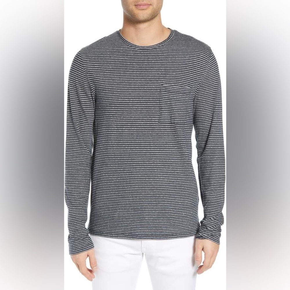 Men's Striped Long Sleeve Shirt